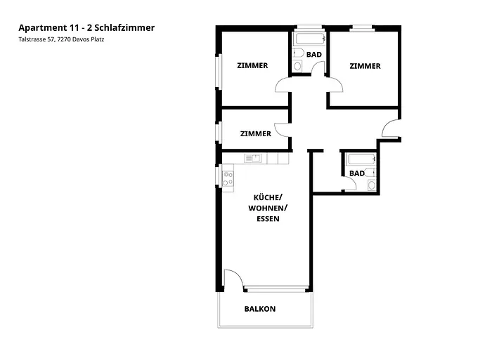 Grosszuegige 3 Schlafzimmer In Bergblick Zentral