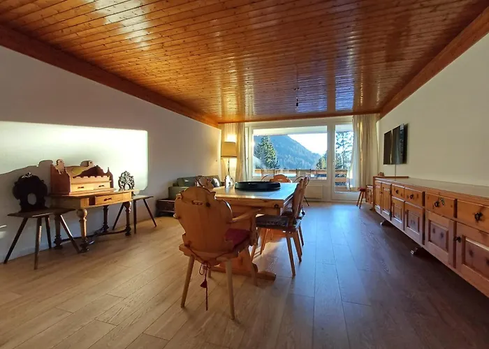 Grosszuegige 3 Schlafzimmer In Bergblick Zentral Appartement Davos