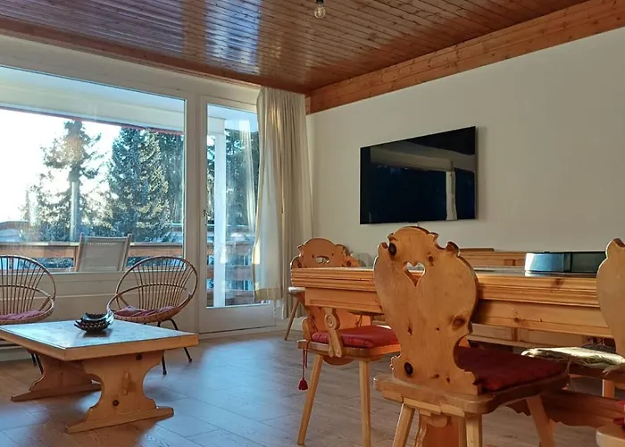 Grosszuegige 3 Schlafzimmer In Bergblick Zentral Appartement Davos